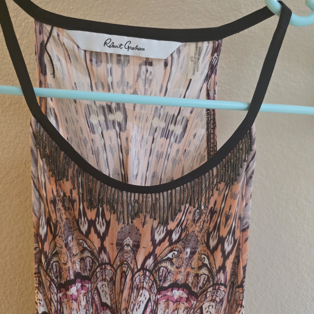 Robert Graham Vibrant Patterned Maxi Dress - Picture 3 of 7